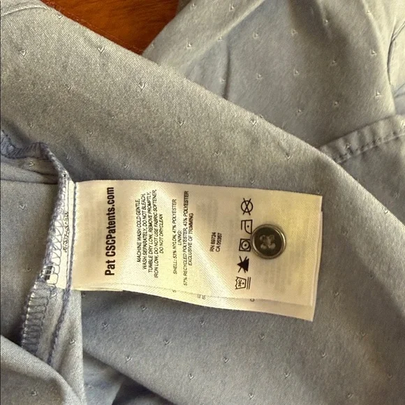 Columbia omni shade sun protection Light Blue Button-Up Shirt new !! - Picture 9 of 14